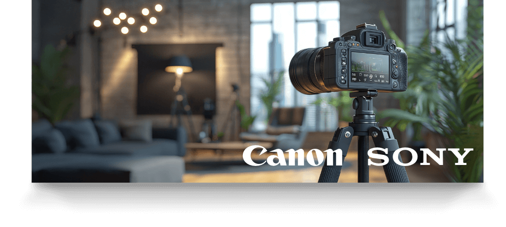 Professionelle Foto- und Videoausrüstung für Immobilienfotografie