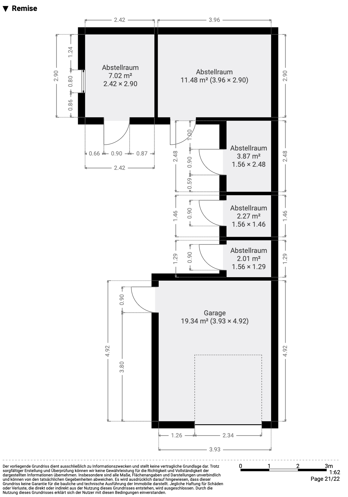 Grundriss Nebengebäude