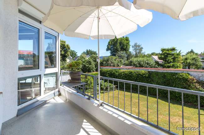 Blick vom Balkon