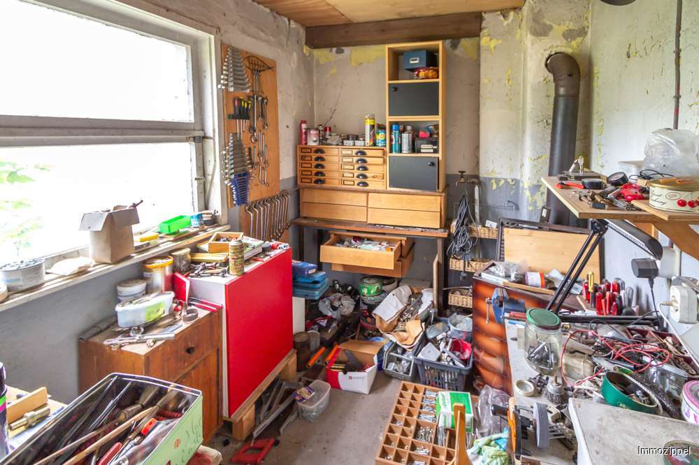 Hobbywerkstatt in der Garage