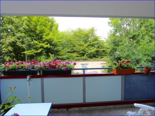 Blick vom Balkon