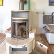 Kamin im Wohnzimmer