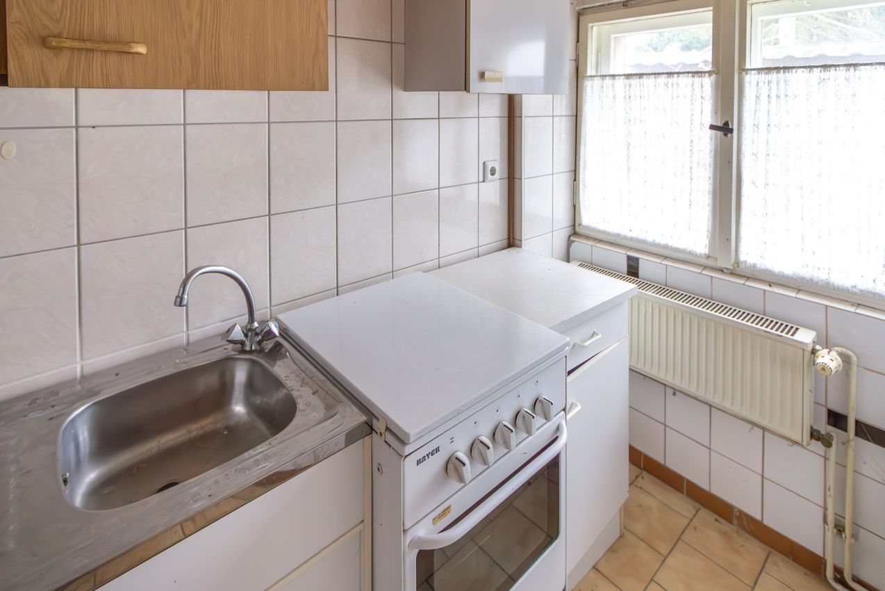 Gartenküche an der Veranda 