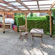 Überdachte Terrasse
