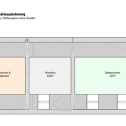 Haus 2 - DG Grundrisszeichnung