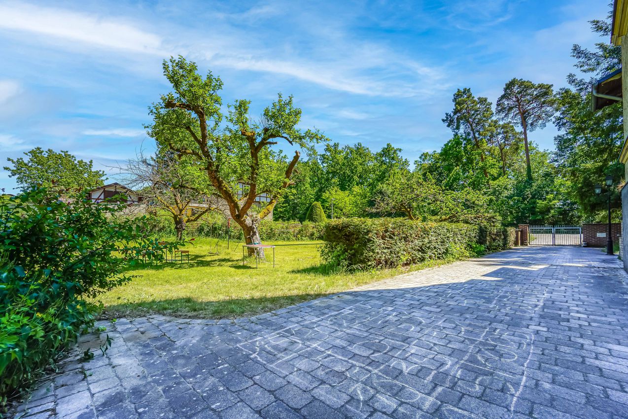 Garten und Zufahrt