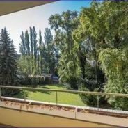 Blick vom Balkon