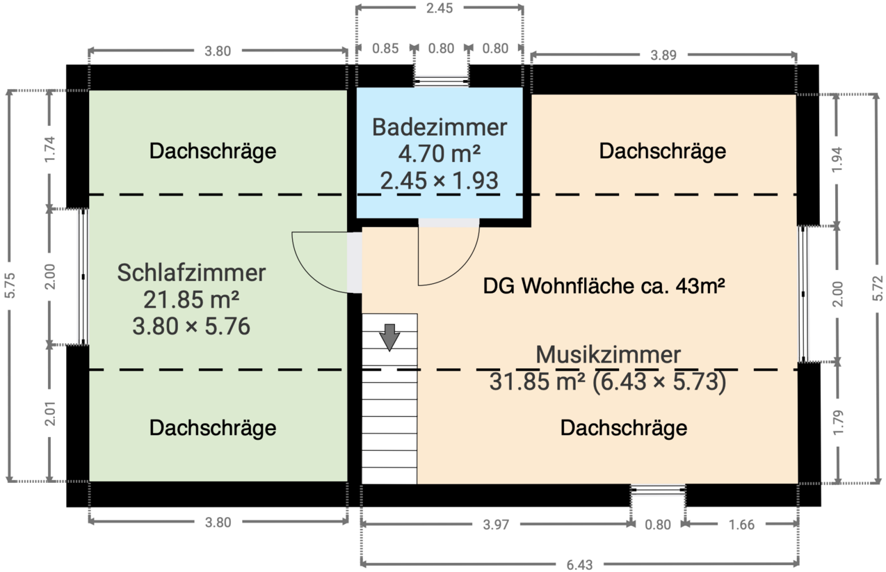 DG Grundrisszeichnung