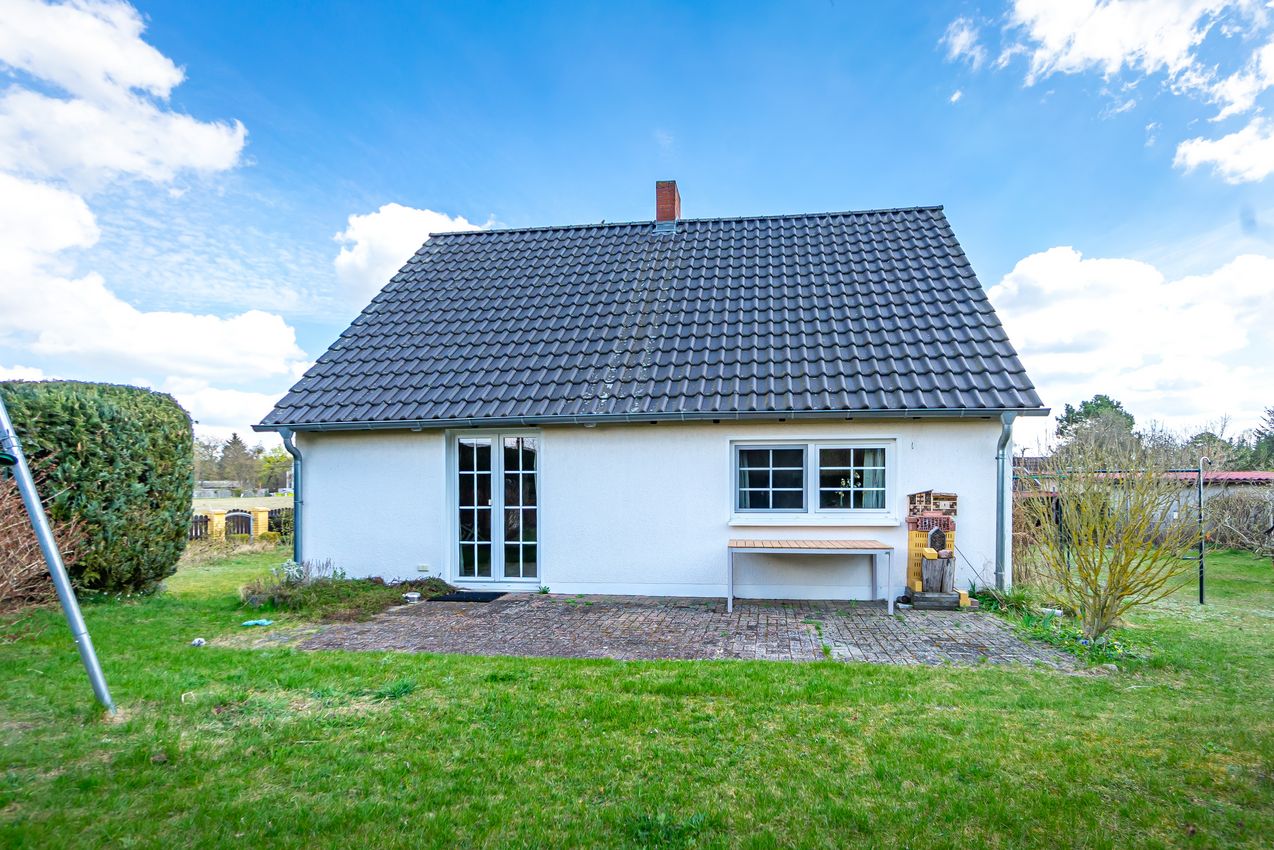 Westseite des Hauses