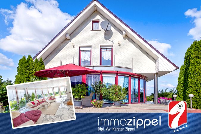 Hausansicht vom Garten