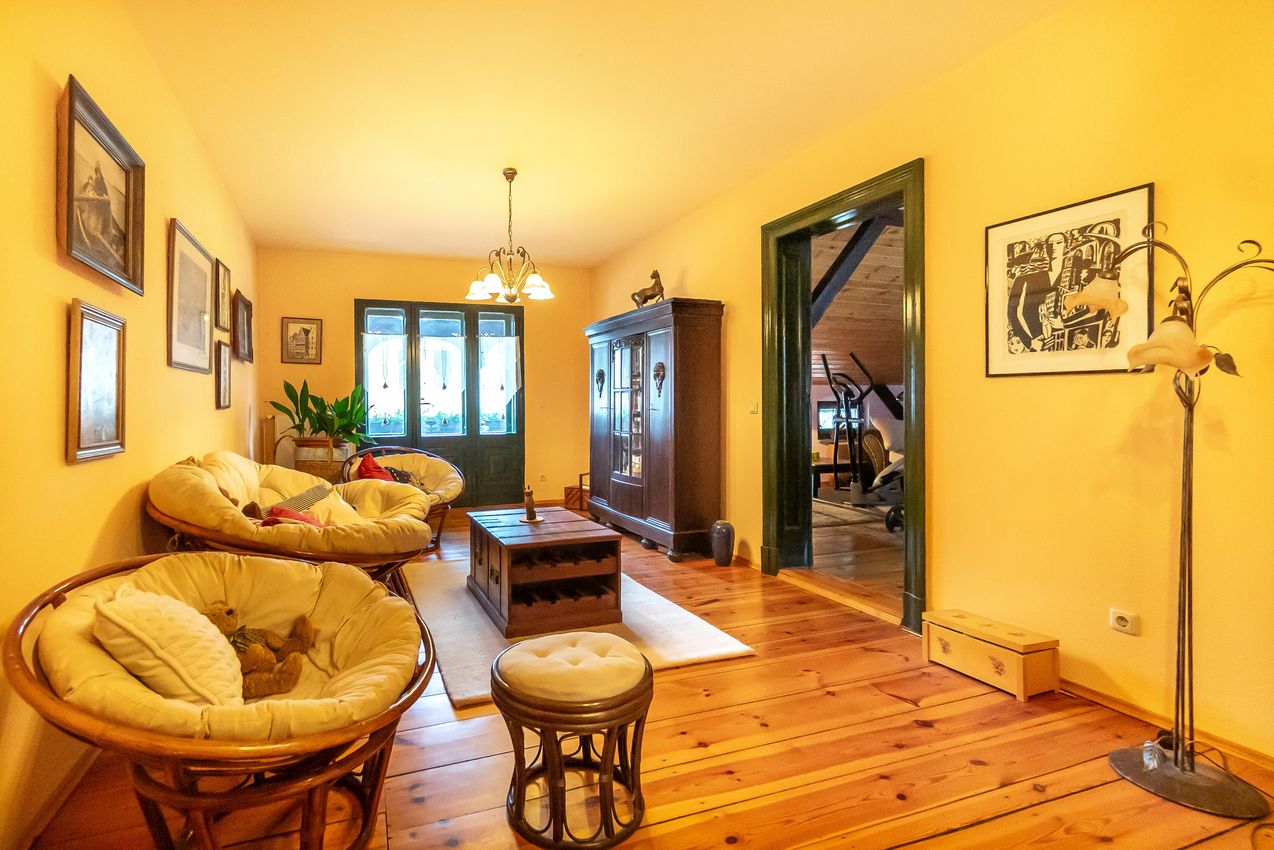 EG Mittelflur mit Zugang zum Balkon