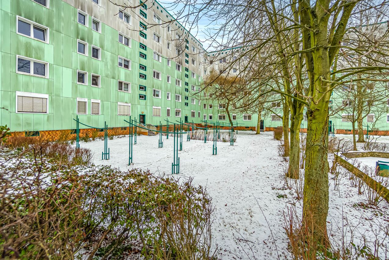 Innenhof Wäschespinnen