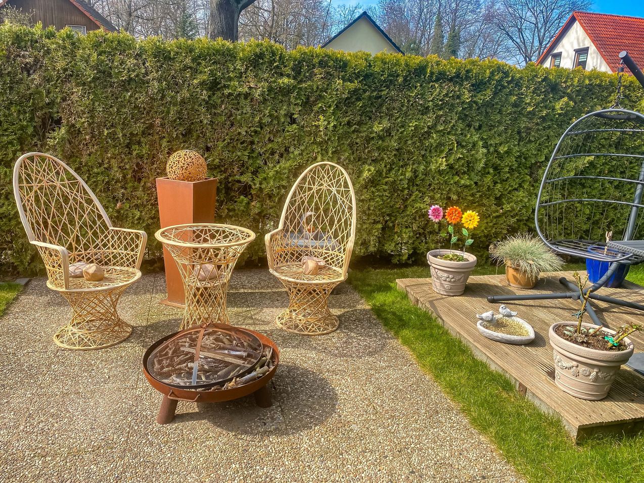 Sitzplatz im Garten