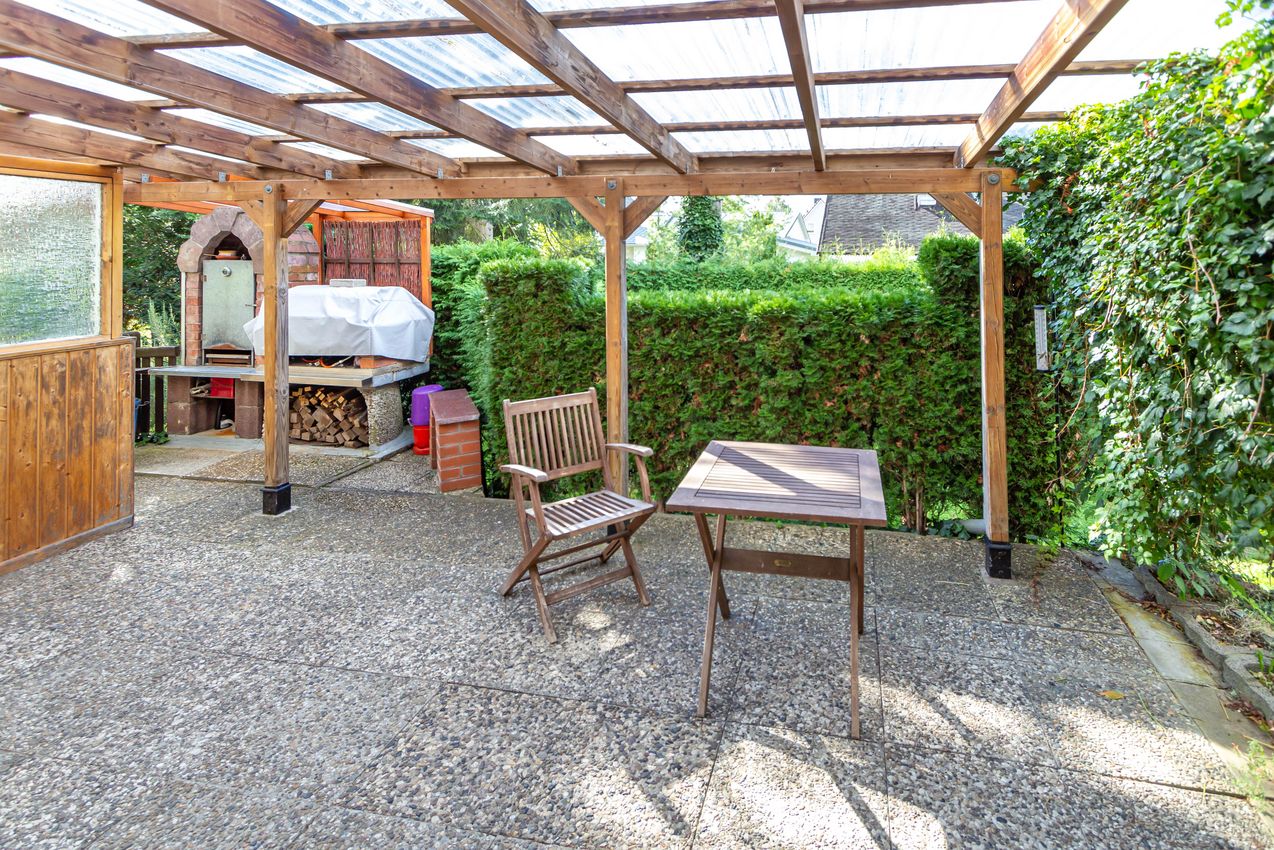 Überdachte Terrasse