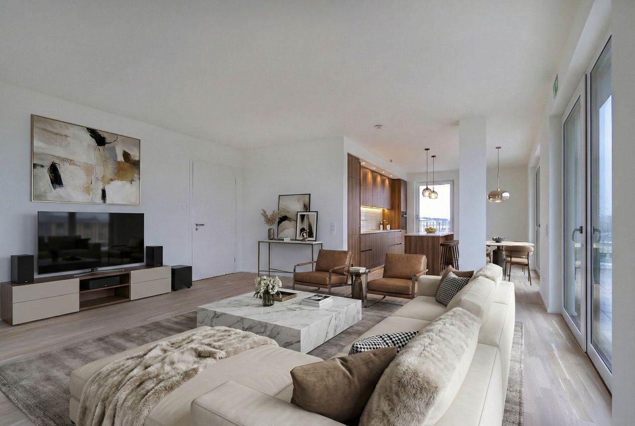 Einrichtungsbeispiel Wohnbereich