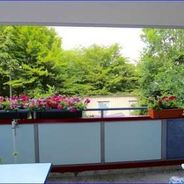 Blick vom Balkon