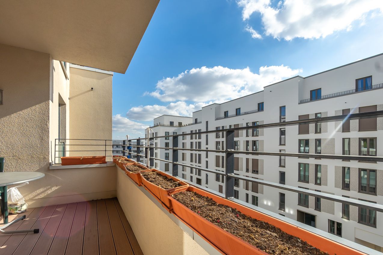 Balkon Wohnen/Küche