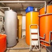 KG Heizungsraum mit Warmwasser