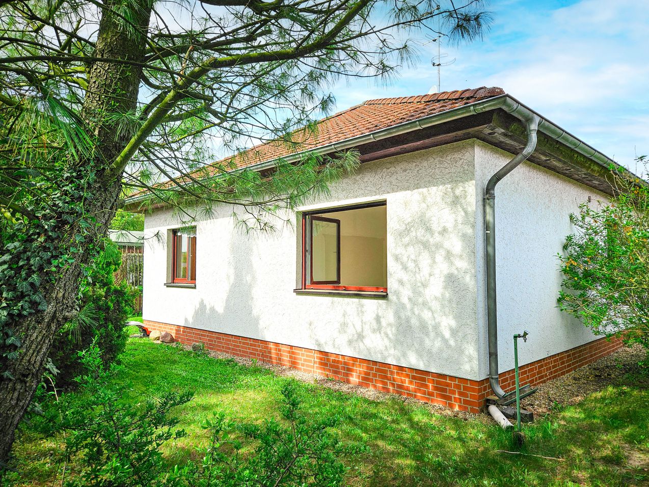Rückansicht vom Haus