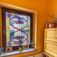 EG Bleiglas in der Gardrobe