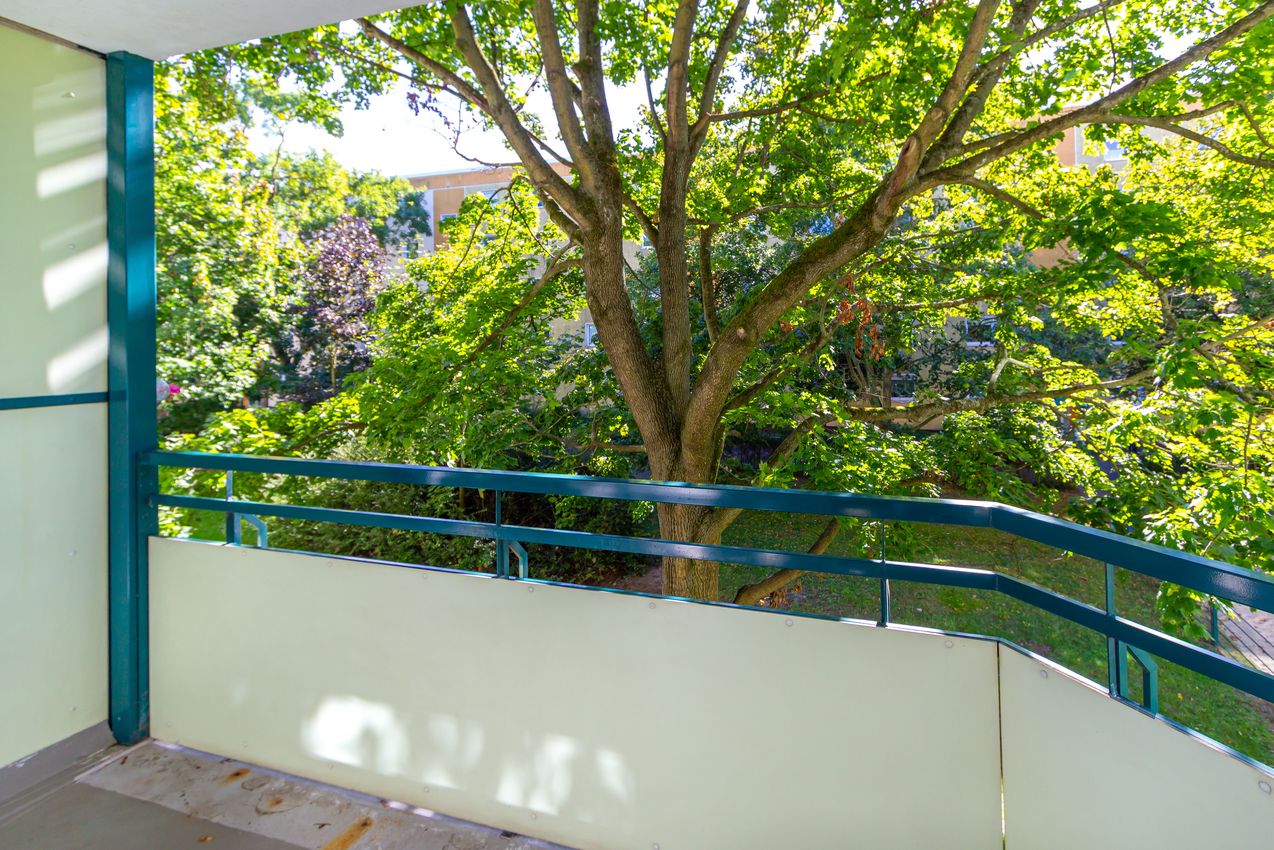 Balkon am Wohnzimmer