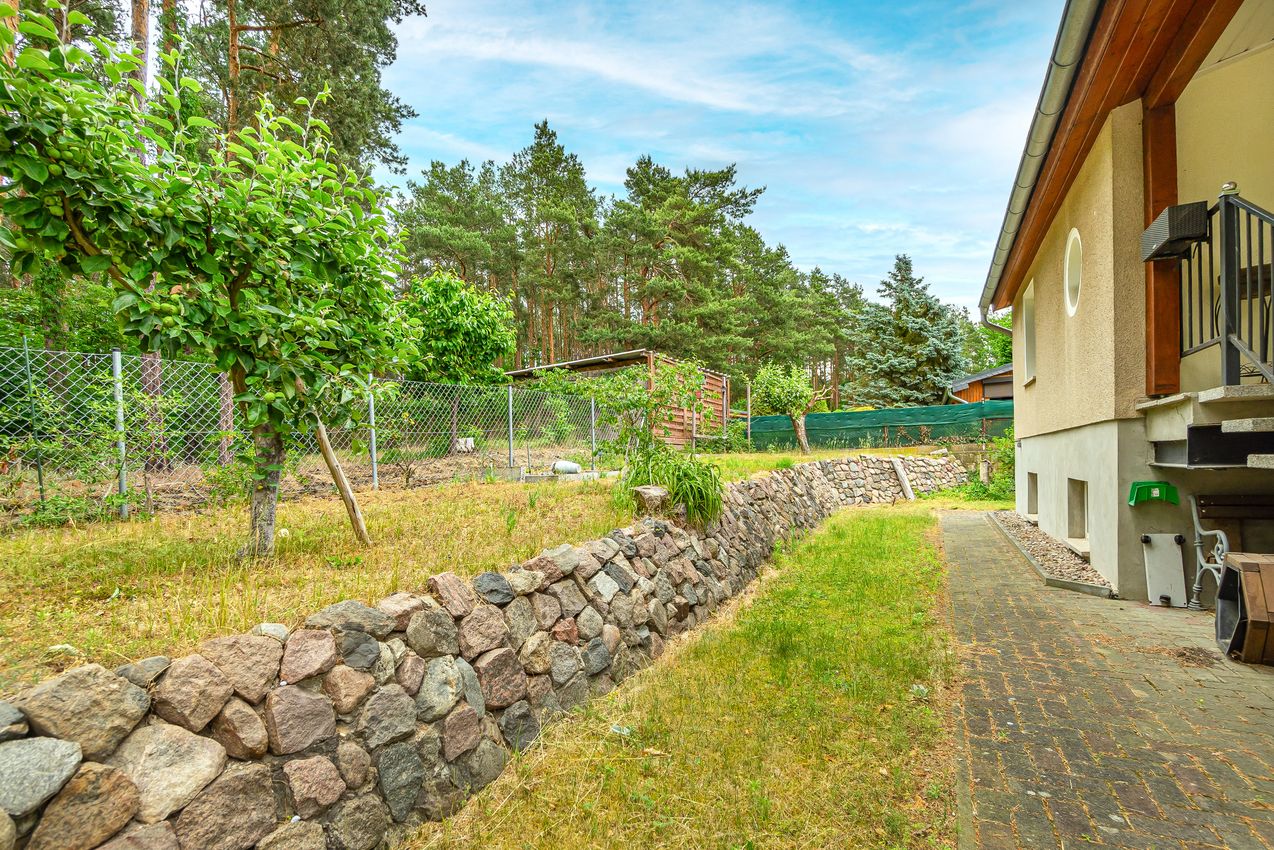 Nordseite des Hauses