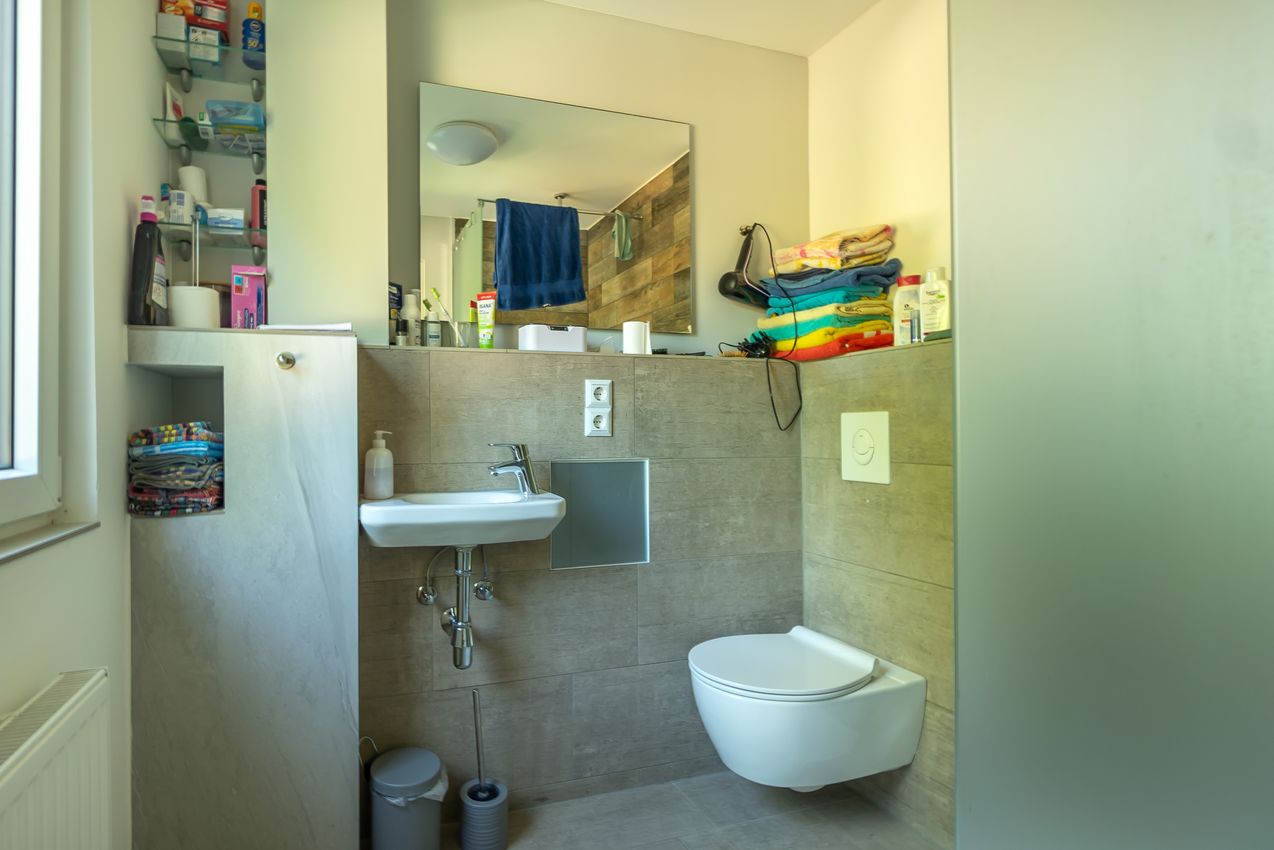 EG Duschbad mit WC, WB, Dusche