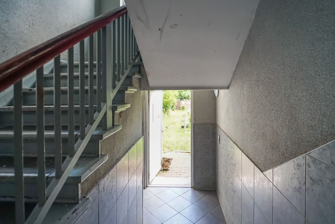 Treppe zum Garten