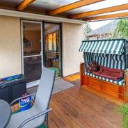 Überdachte Süd-Terrasse am Woh