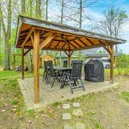 Gepflasteter Pavillon