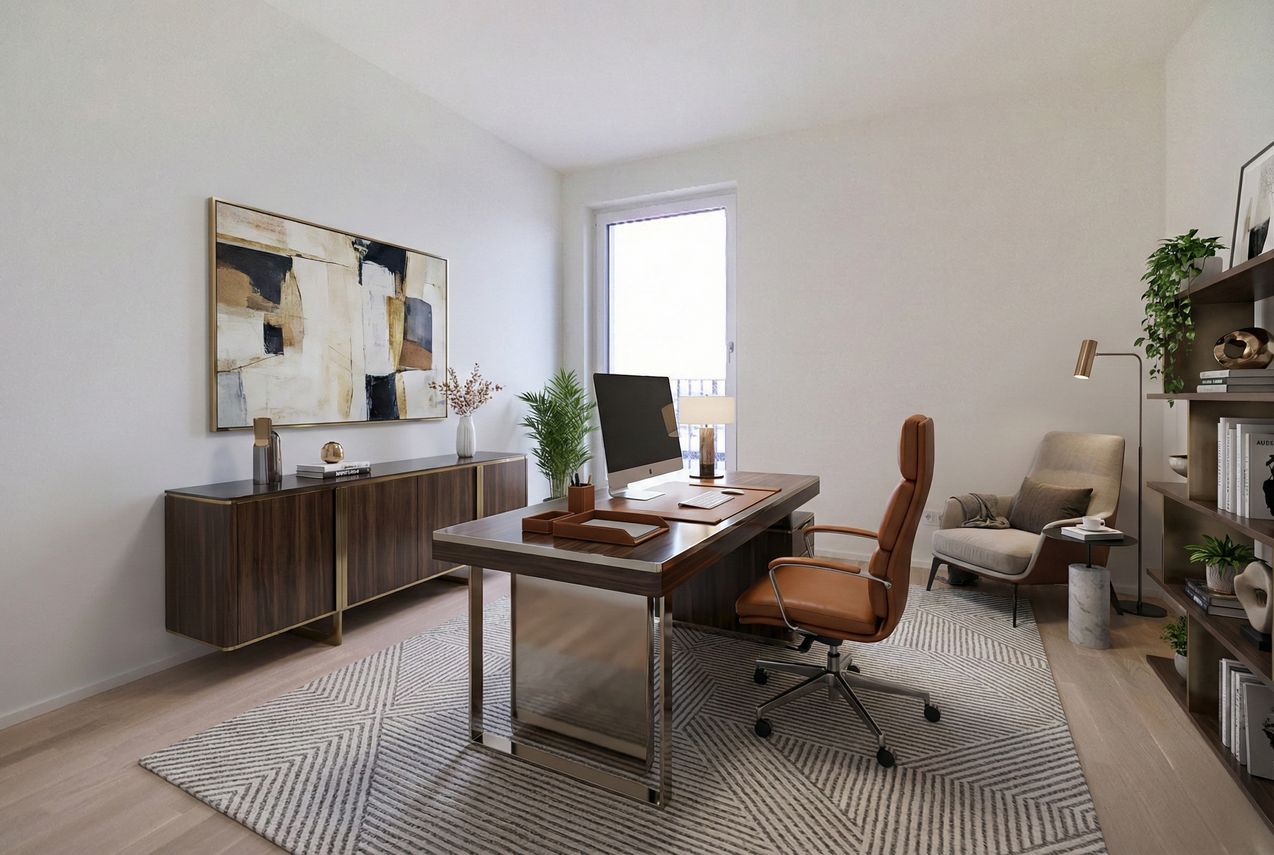 Einrichtungsbeispiel Arbeitszimmer