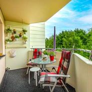 Balkon mit Sitzplatz