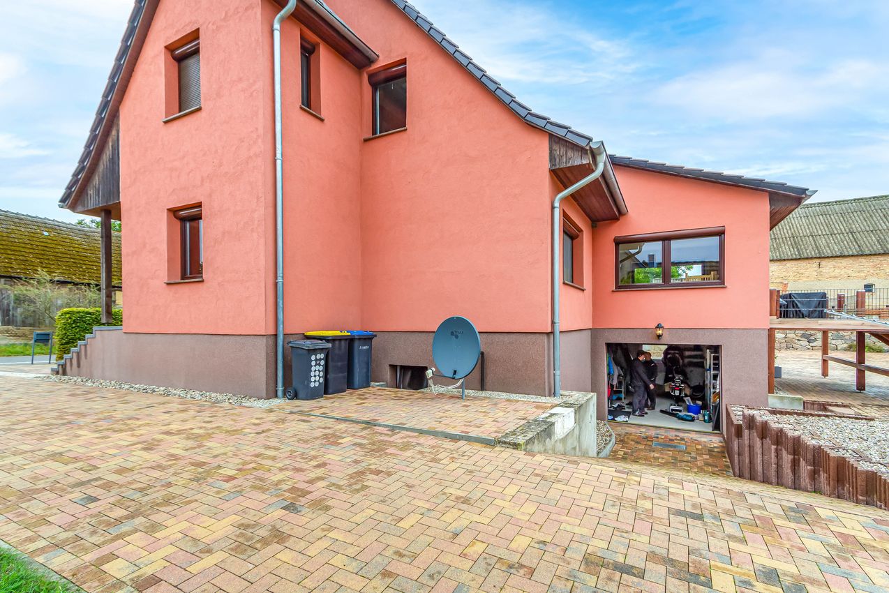 Haus Seitenansicht