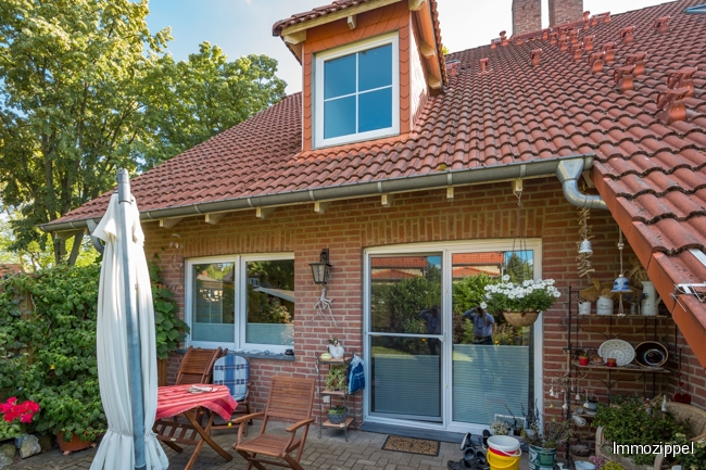 Terrasse am Wohnzimmer