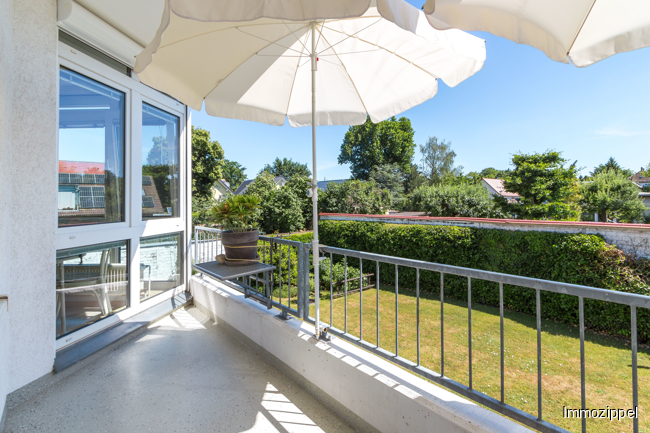 Blick vom Balkon