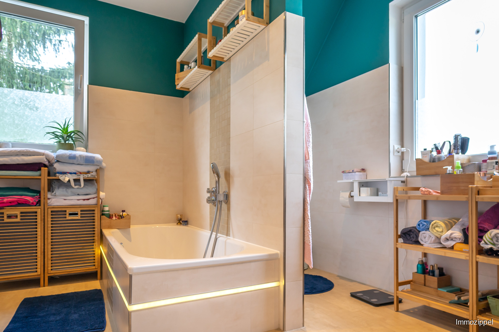 DG Wannen-Duschbad mit Sauna  Ansicht 1