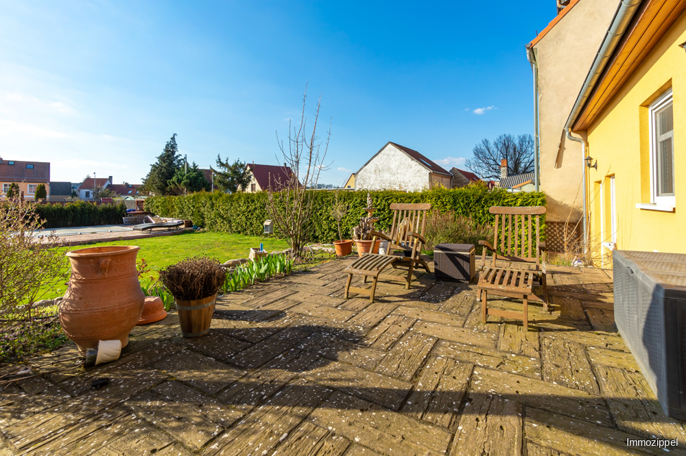 Sonnenliegeplatz auf der Terrasse