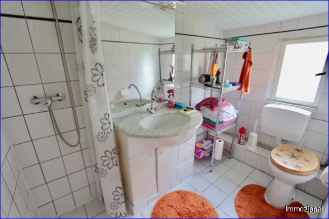 Modernes Duschbad mit WB und WC 