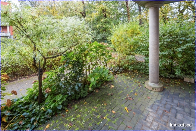 Terrasse an der Wohnung