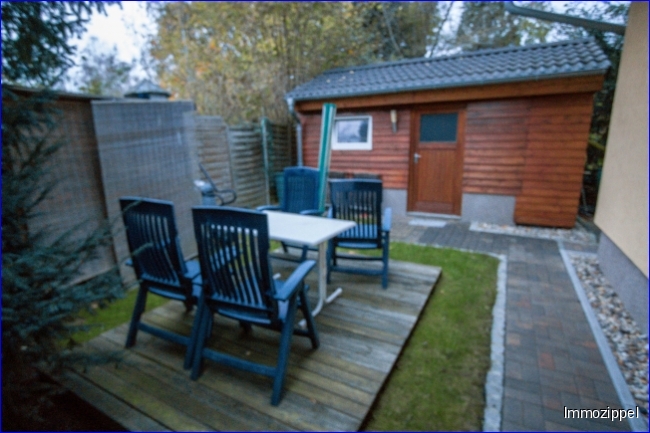 Grillplatz im Garten